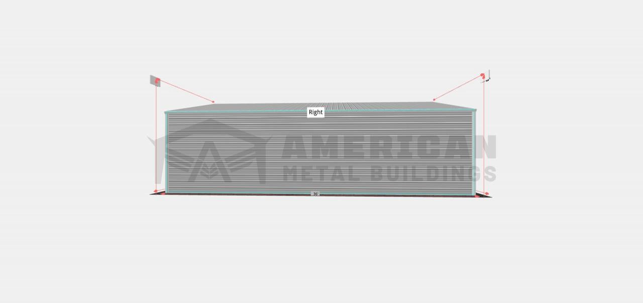 26x36x10 Side Entry Garage