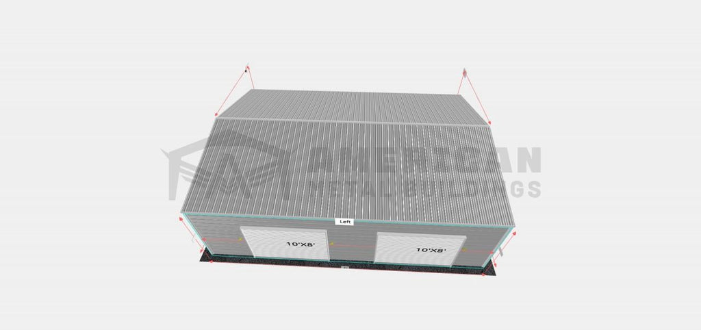 26x36x10 Side Entry Garage