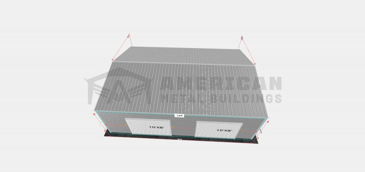 26x36x10 Side Entry Garage