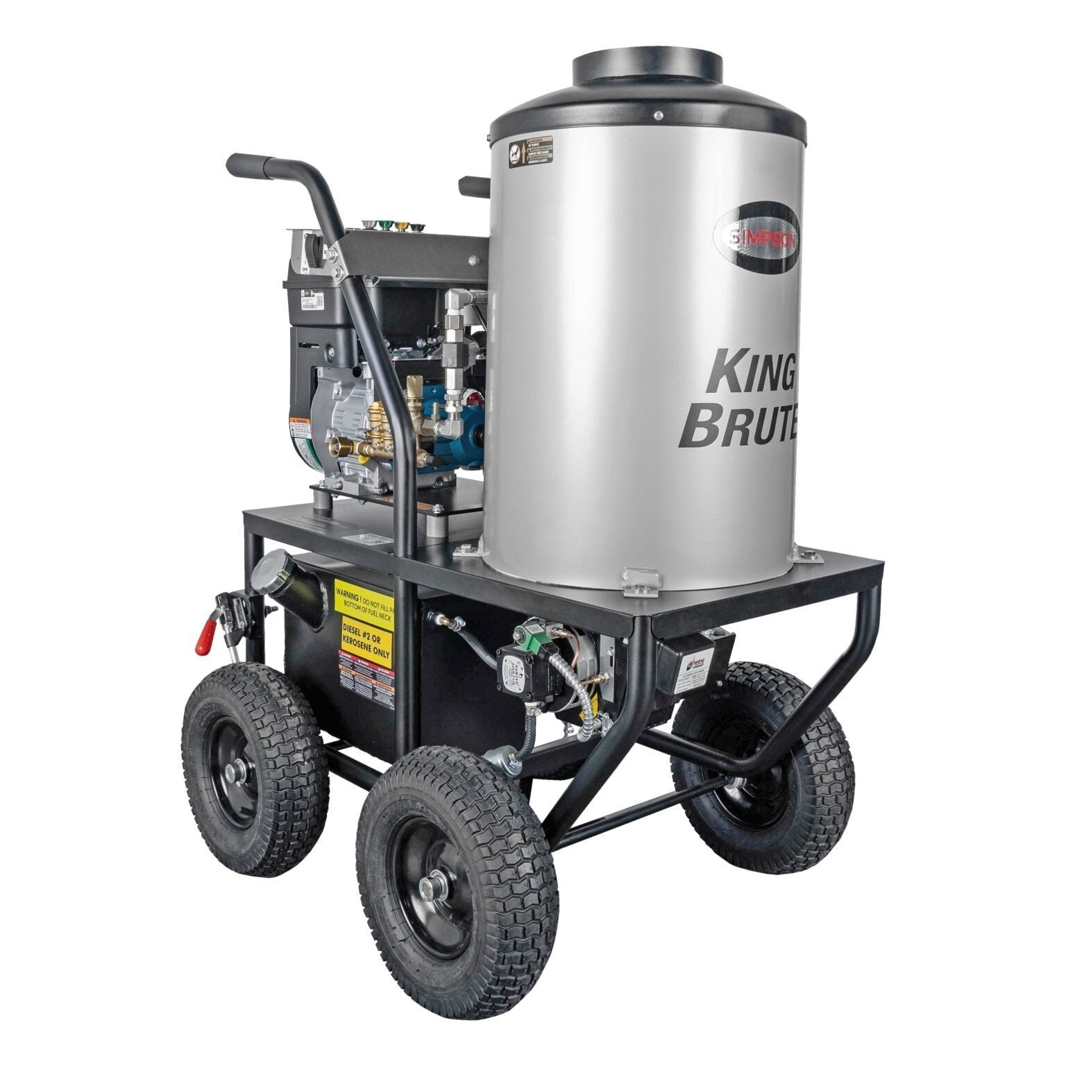 Simpson KB3028 Brute Series 3000 PSI 2.8 GPM Briggs and ; Stratton Intek 1100 CAT Pump Hot Water Pressure Washer New
