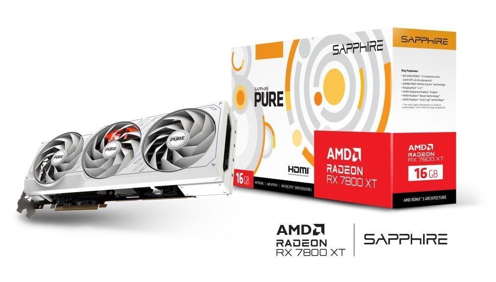 Sapphire AMD Radeon RX 7800 XT 16GB GDDR6 11330-03-20G