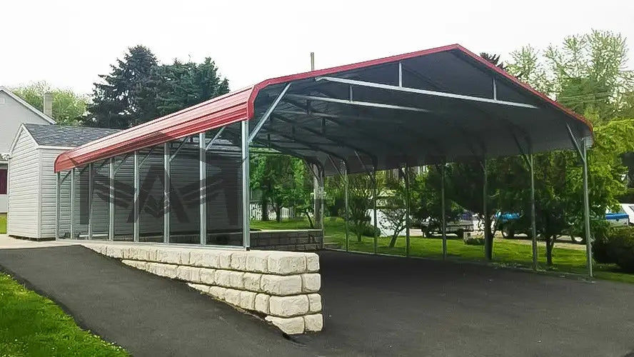 30x36x10 Three Car Carport | Durable Steel Carports for Sale