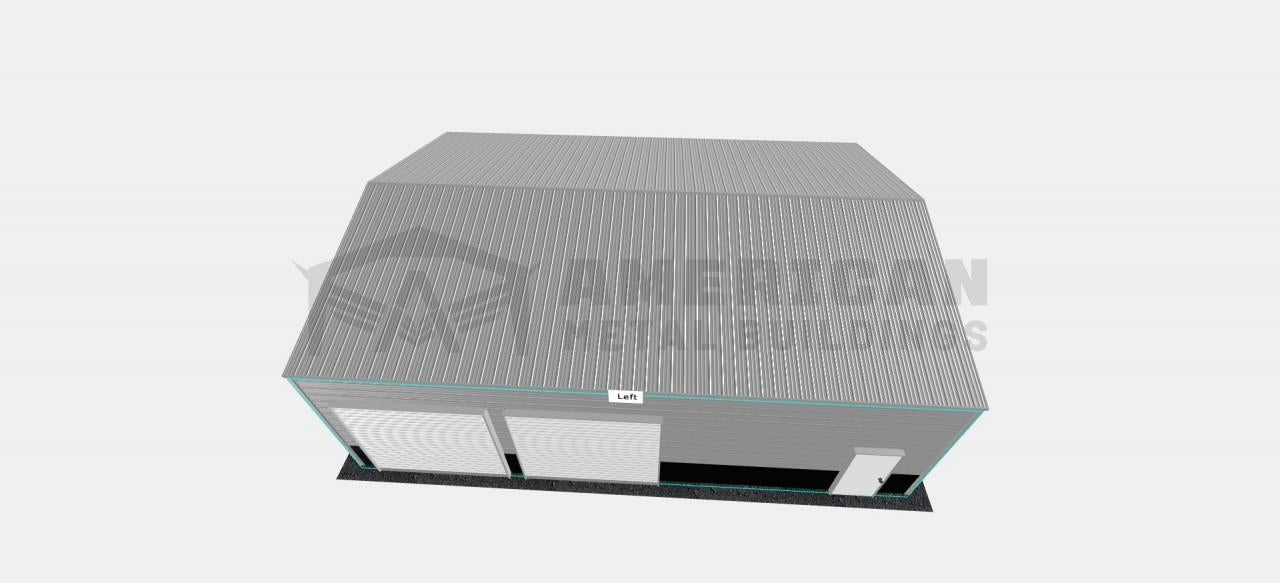 30x40x12 Steel Garage