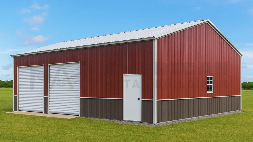 30x40x12 Steel Garage for sale | 30x40 metal buildings for sale | 30x40 steel buildings near me