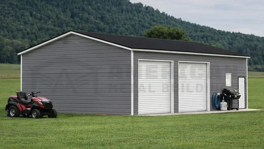 30x40x12 Triple Wide Garages | 30x40 metal buildings for sale near me