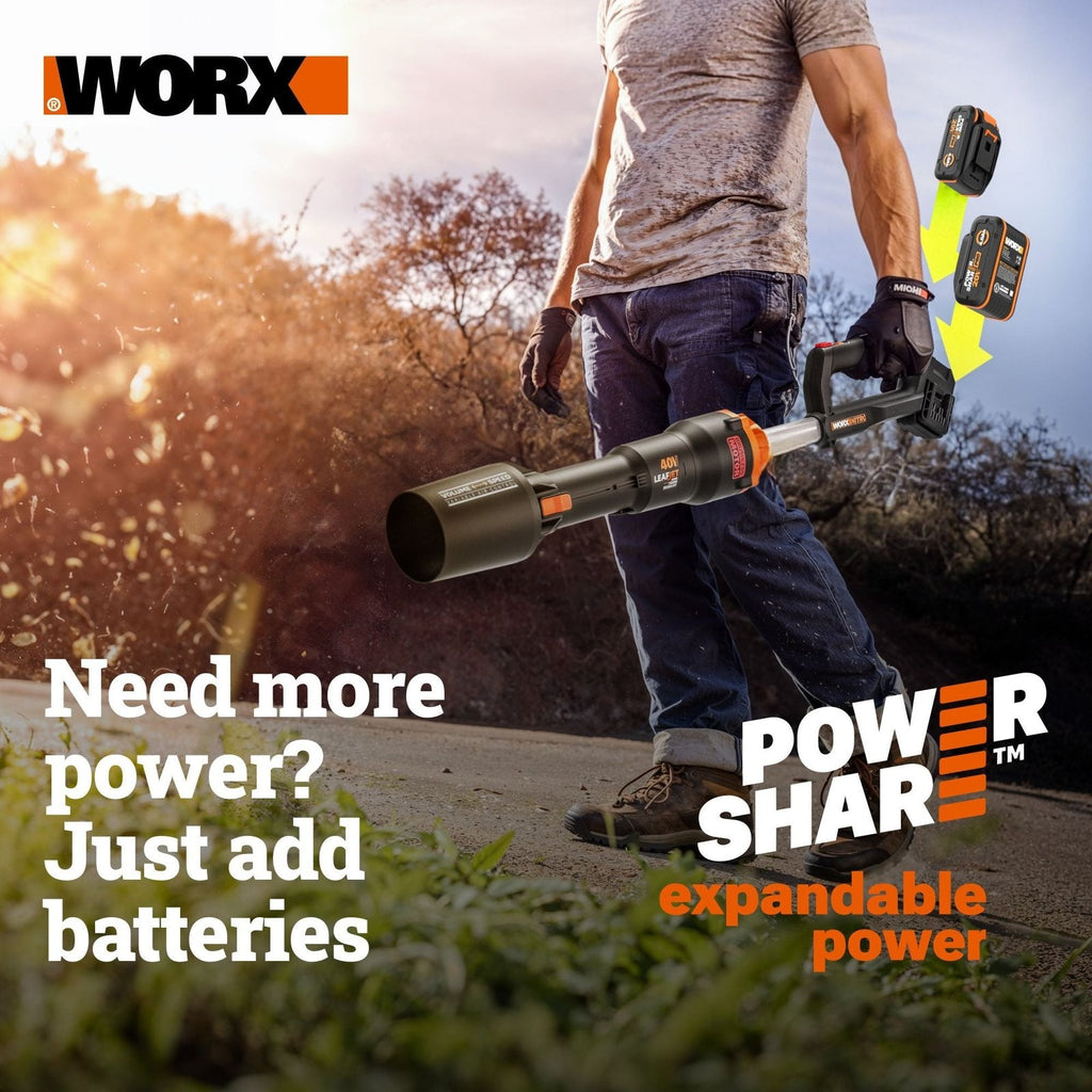 Worx Nitro WG760 40V 21″ Cordless Self-Propelled Lawn Mower with Brushless Motor (Batteries & Charger Included)