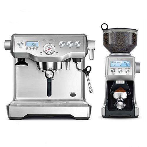 Breville Dynamic Duo Dual Boiler Espresso Machine and Smart Grinder Pro Package, Stainless Steel – BEP920BSS