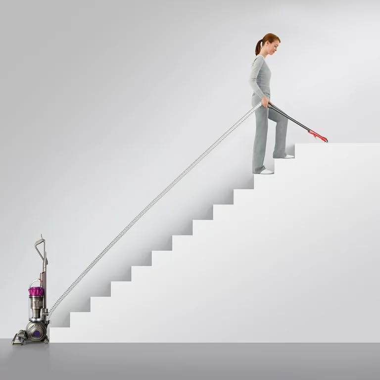 Dyson Ball MultiFloor Upright Vacuum: High Performance HEPA Filter, Bagless Height Adjustment,Strongest Suction,Telescopic Handle