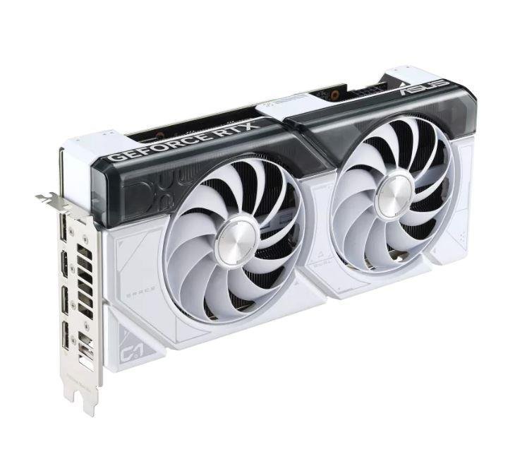 Asus NVIDIA GeForce RTX 4070 12 GB GDDR6X 192 bit PCIE 4.0 16x 1xHDMI 3xDisplayPort DUAL-RTX4070-O12G-WHITE