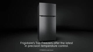 Frigidaire – 13.9 Cu. Ft. Top-Freezer Refrigerator – Brushed Steel