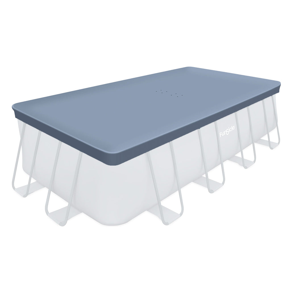 Funsicle 18'x9'x52" Oasis Rectangular Swimming Pool Set with 18' Cover
