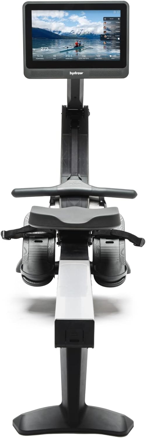 Hydrow Wave Rowing Machine with 16″ HD Touchscreen, Speakers, Foldable, Home Workouts