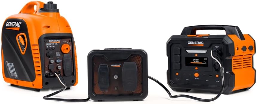 Generac 2106Wh Portable Power Station with Lithium-Ion Battery – Clean, Emission