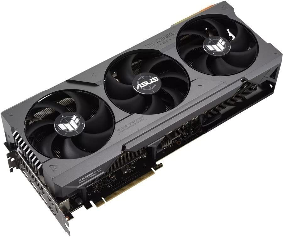ASUS TUF GeForce RTX 4090 OC Edition Gaming Graphics Card (PCIe 4.0, 24GB GDDR6X, HDMI 2.1a, DisplayPort 1.4a)
