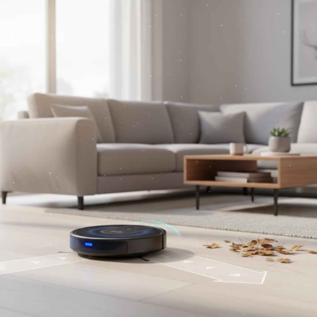 Eufy L60 Robot Vacuum with Self-Empty Station, 5000Pa Suction, Hair & Dust Removal