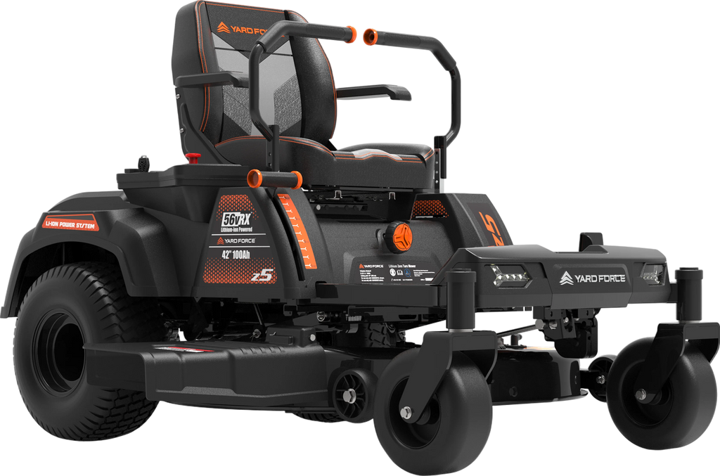 Yard Force Riding Lawn Mower 42″ Zero Turn Battery Powered 56V Z42-562 New