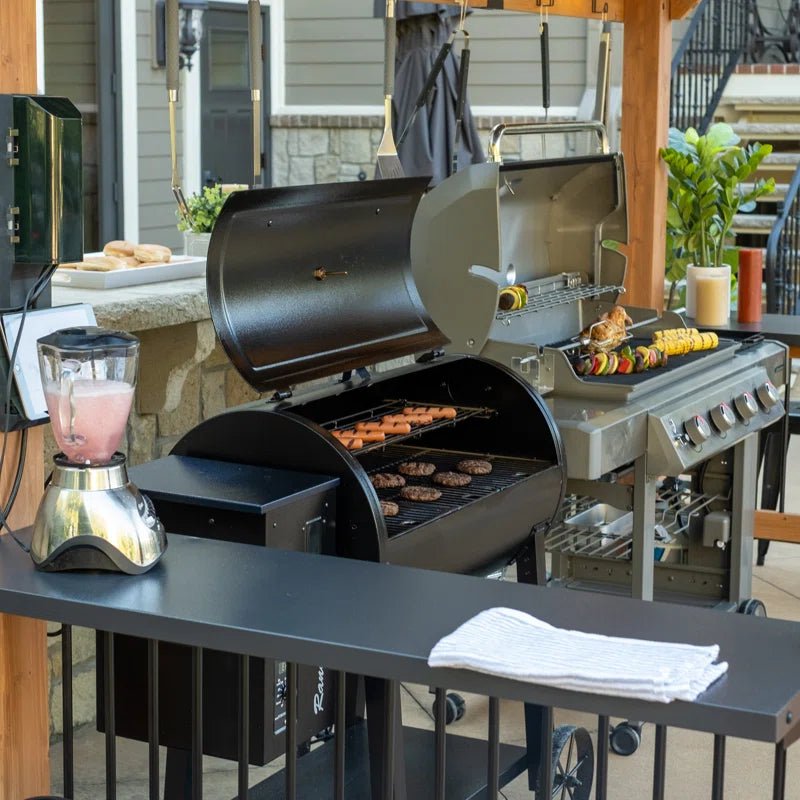 Saxony Xl 13 Ft. W X 6.5 Ft. D Solid Wood Grill Gazebo