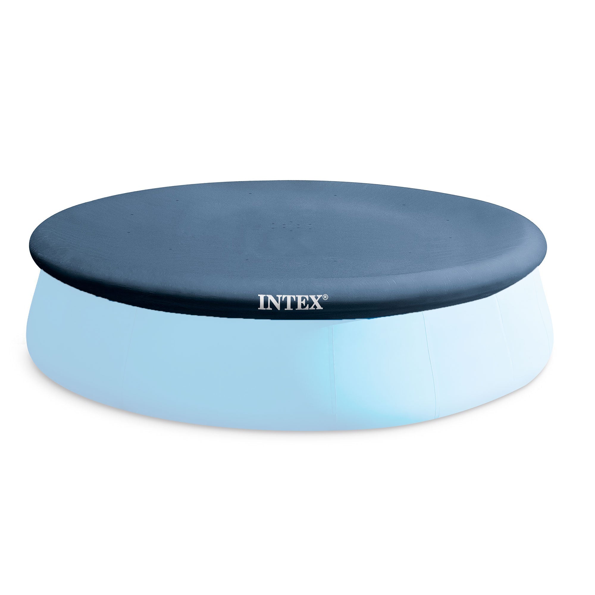 Intex 12' x 30" Metal Frame Round Swimming Pool w/ Filter Pump & 13' Pool Cover