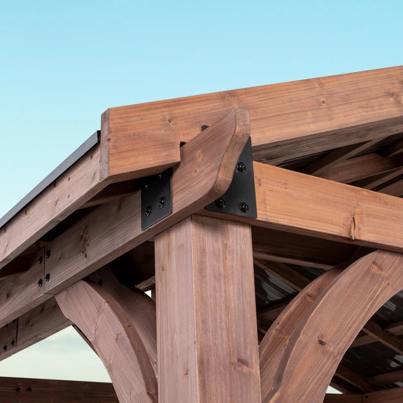 Arlington 12 Ft. W X 10 Ft. D Solid Wood Patio Gazebo