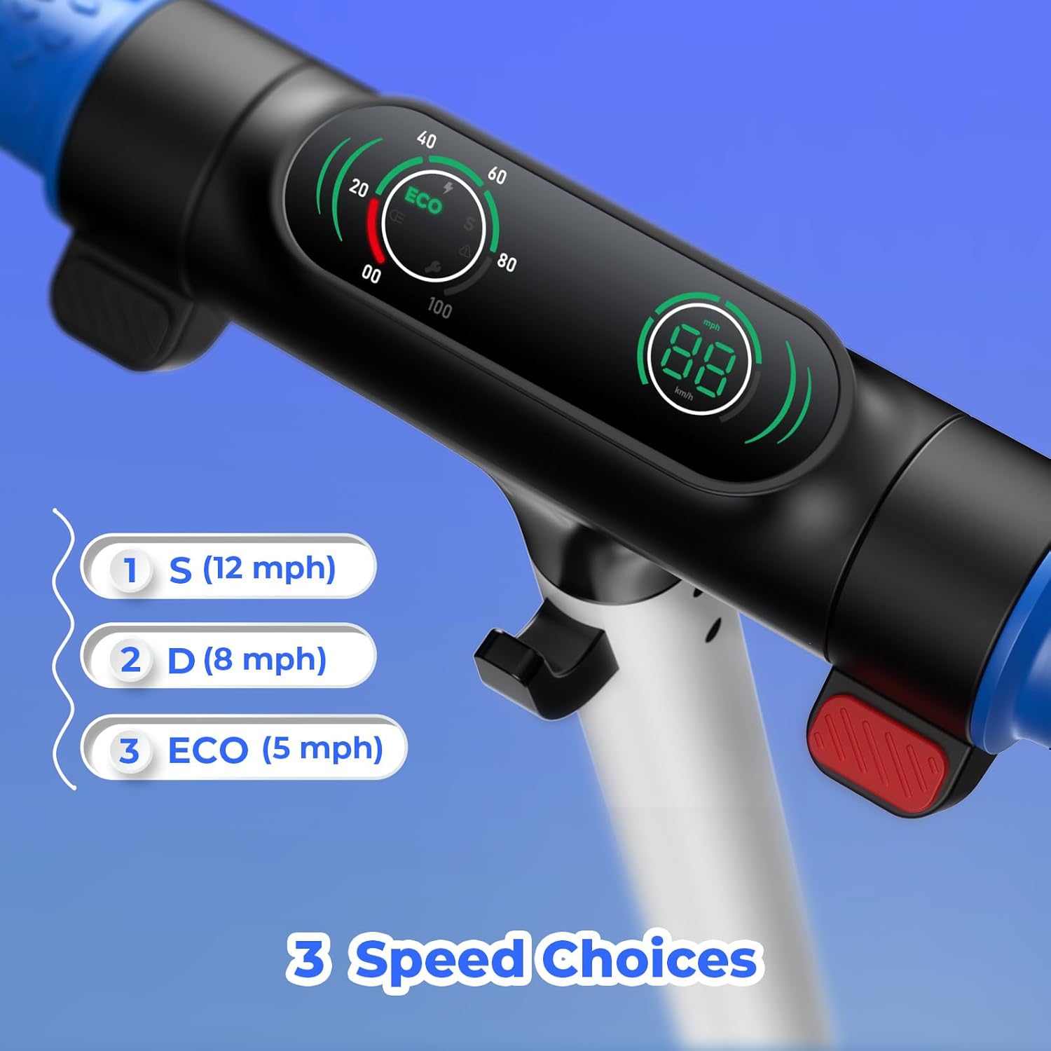 Electric Scooter for Kids & Teens, 500–1000W, 18–25 MPH, 21–28 Mile Range