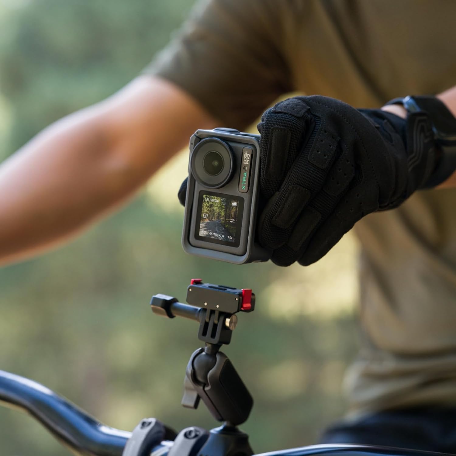 Action Camera 4K Waterproof to 52 ft with Hyper Stabilization & 3‑Hour Battery