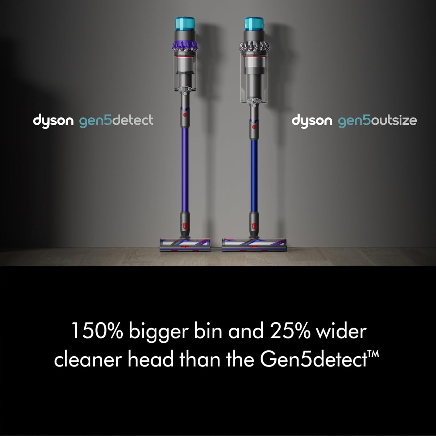 Dyson Gen5detect Cordless Vacuum, 280AW, 3 Power Modes