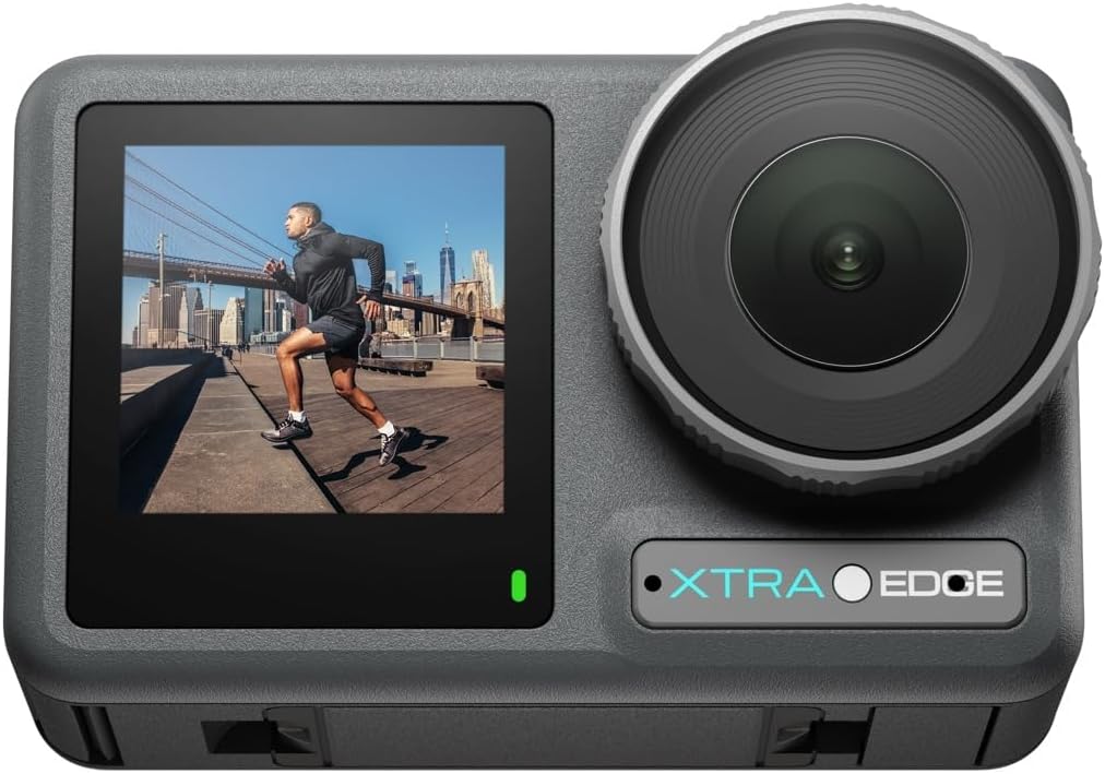 Action Camera 4K Waterproof to 52 ft with Hyper Stabilization & 3‑Hour Battery