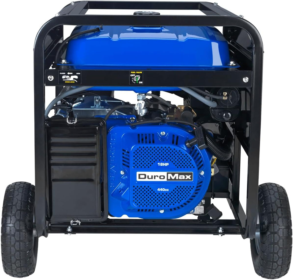 DuroMax XP13000EH 13,000-Watt Dual Fuel Portable Generator – Gas & Propane, Electric Start