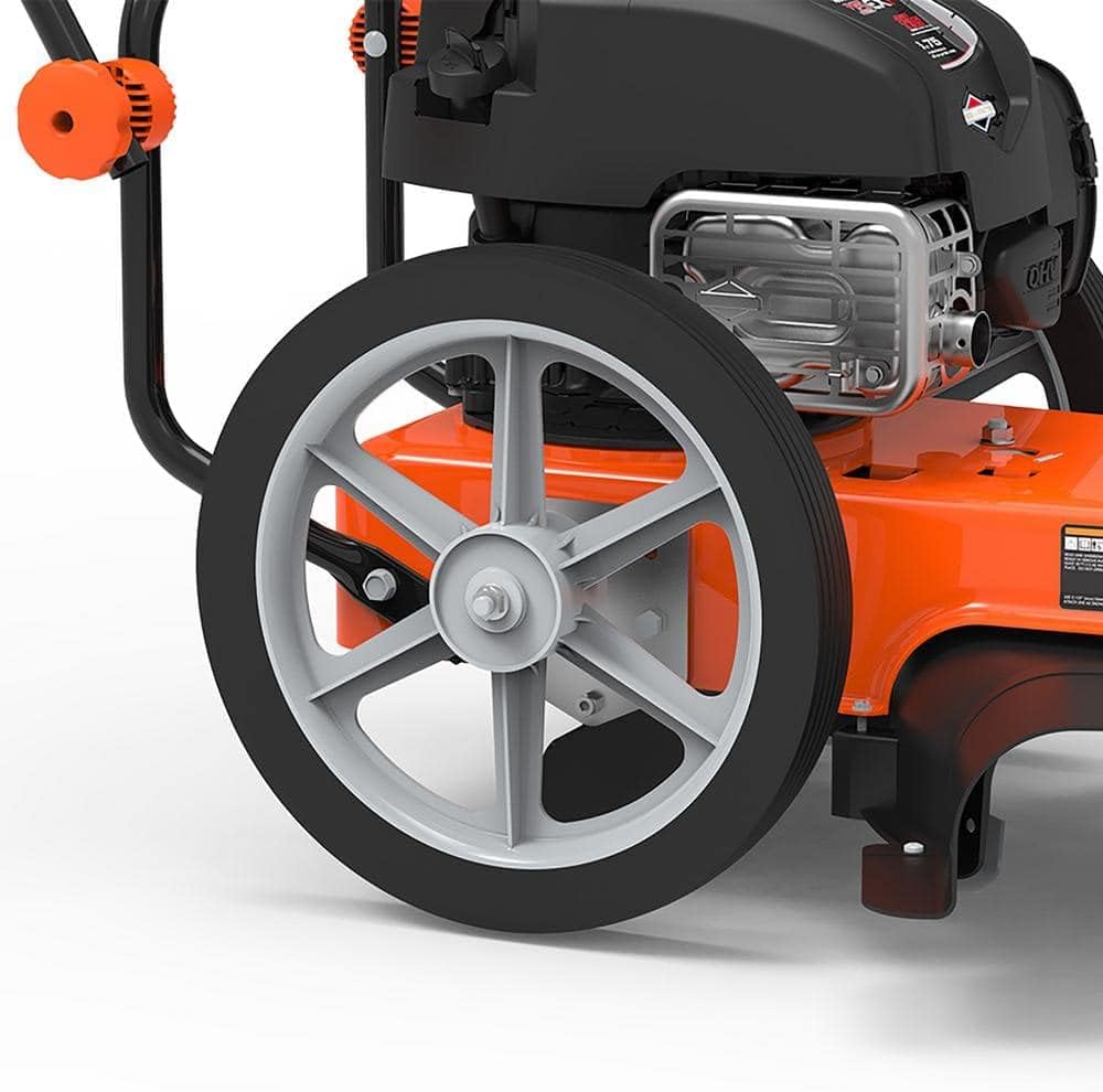 Yard Force YF22-HWT High-Wheeled Trimmer Gas Powered Walk-Behind 22″ 163cc Engine New