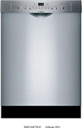 Bosch Ascenta 24″ SHE3AR75UC Built-In Dishwasher – Stainless Steel