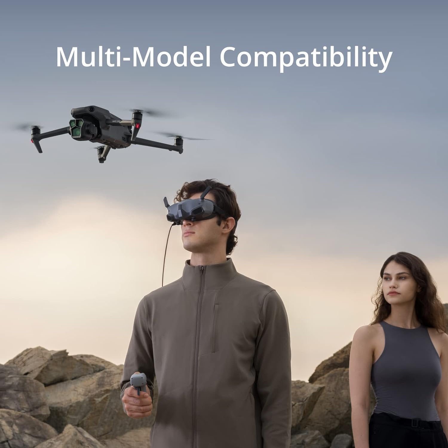 DJI Goggles 2 – Lightweight and Comfortable Immersive Flight Goggles with Stunning Micro-OLED Screens