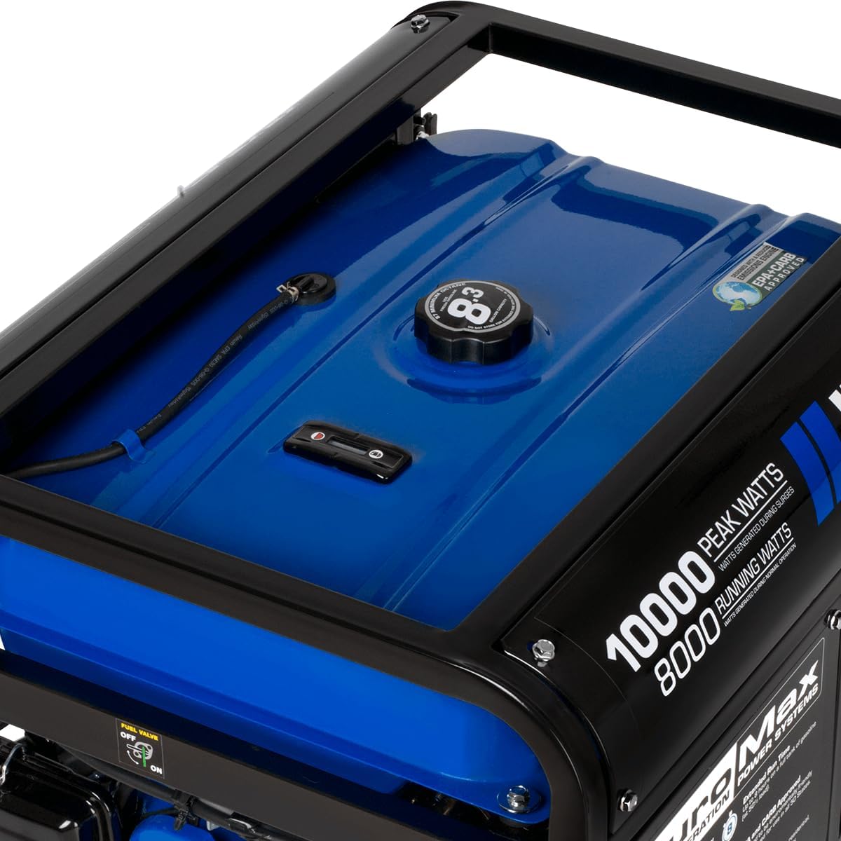 DuroMax XP13000EH 13,000-Watt Dual Fuel Portable Generator – Gas & Propane, Electric Start