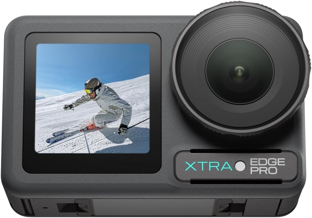 Action Camera 4K Waterproof to 52 ft with Hyper Stabilization & 3‑Hour Battery