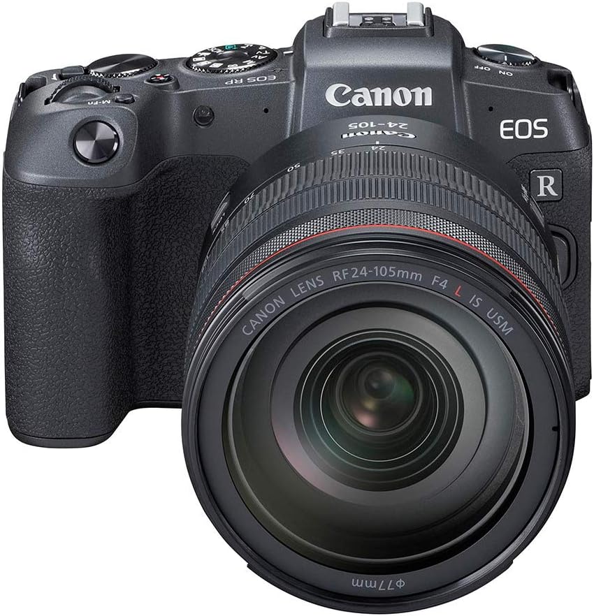 Canon EOS RP Full-Frame Mirrorless Camera with RF 24-105mm f/4-7.1 IS STM Lens Kit, Black