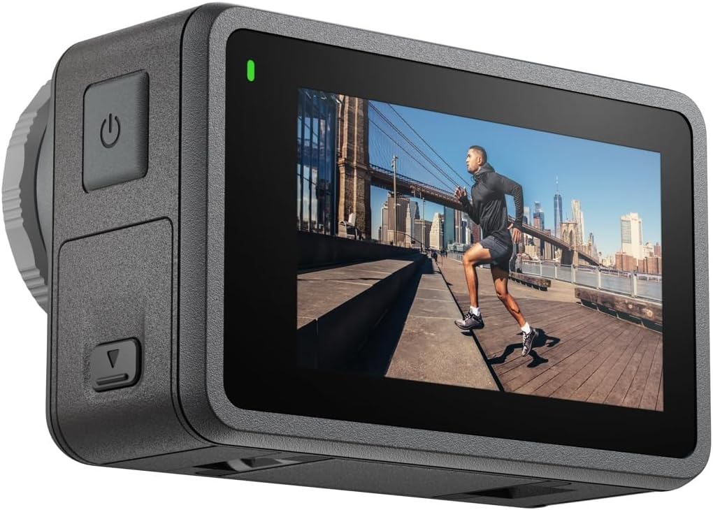 Action Camera 4K Waterproof to 52 ft with Hyper Stabilization & 3‑Hour Battery