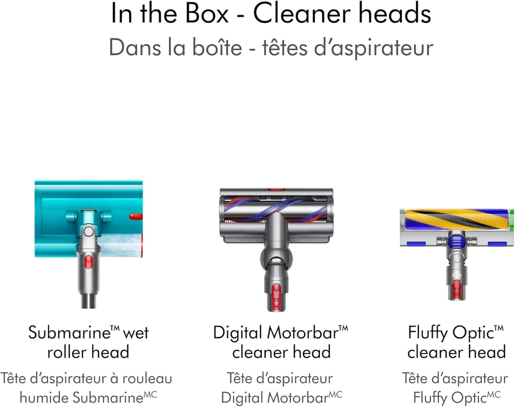 Dyson V15 Detect Plus Cordless Vacuum, Illumination Reveals dust, 240AW