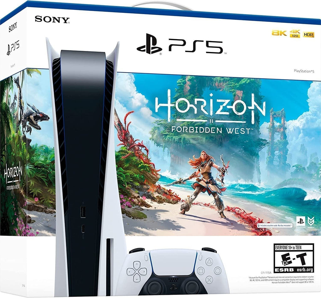 PlayStation 5 PS5 Blu-ray Horizon Forbidden West Console Bundle