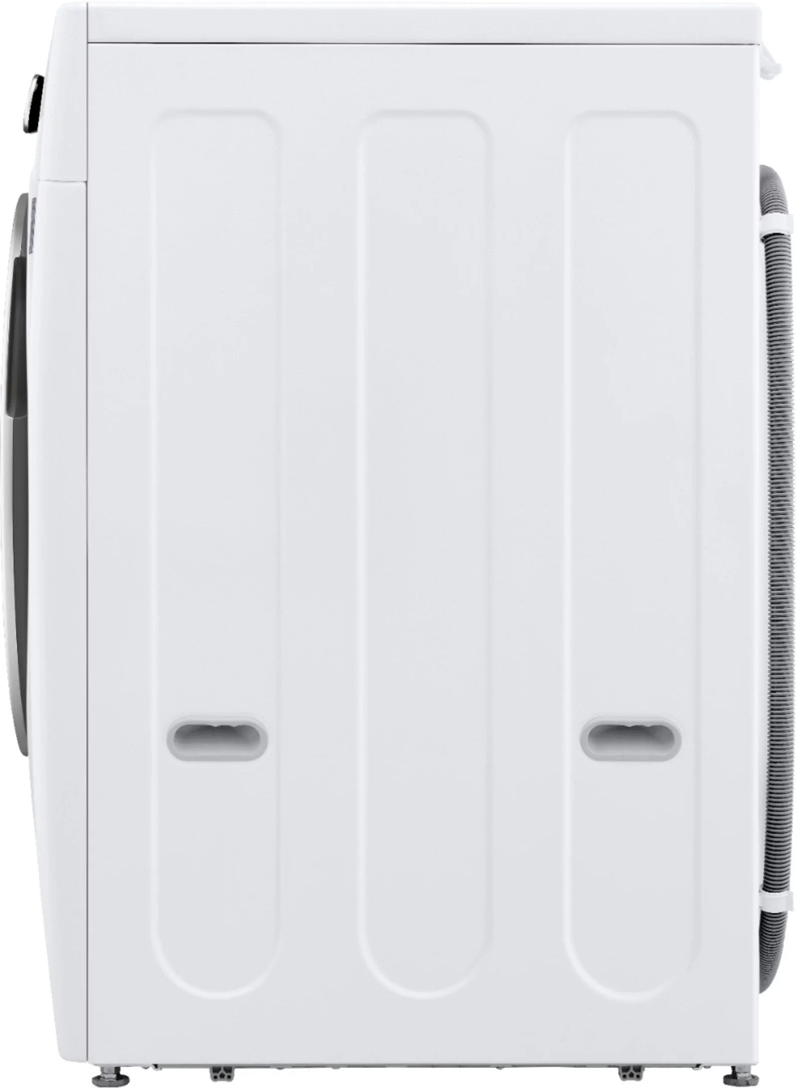 LG – 5.0 Cu. Ft. High-Efficiency Stackable Smart Front Load Washer with Steam and Built-In Intelligence – White