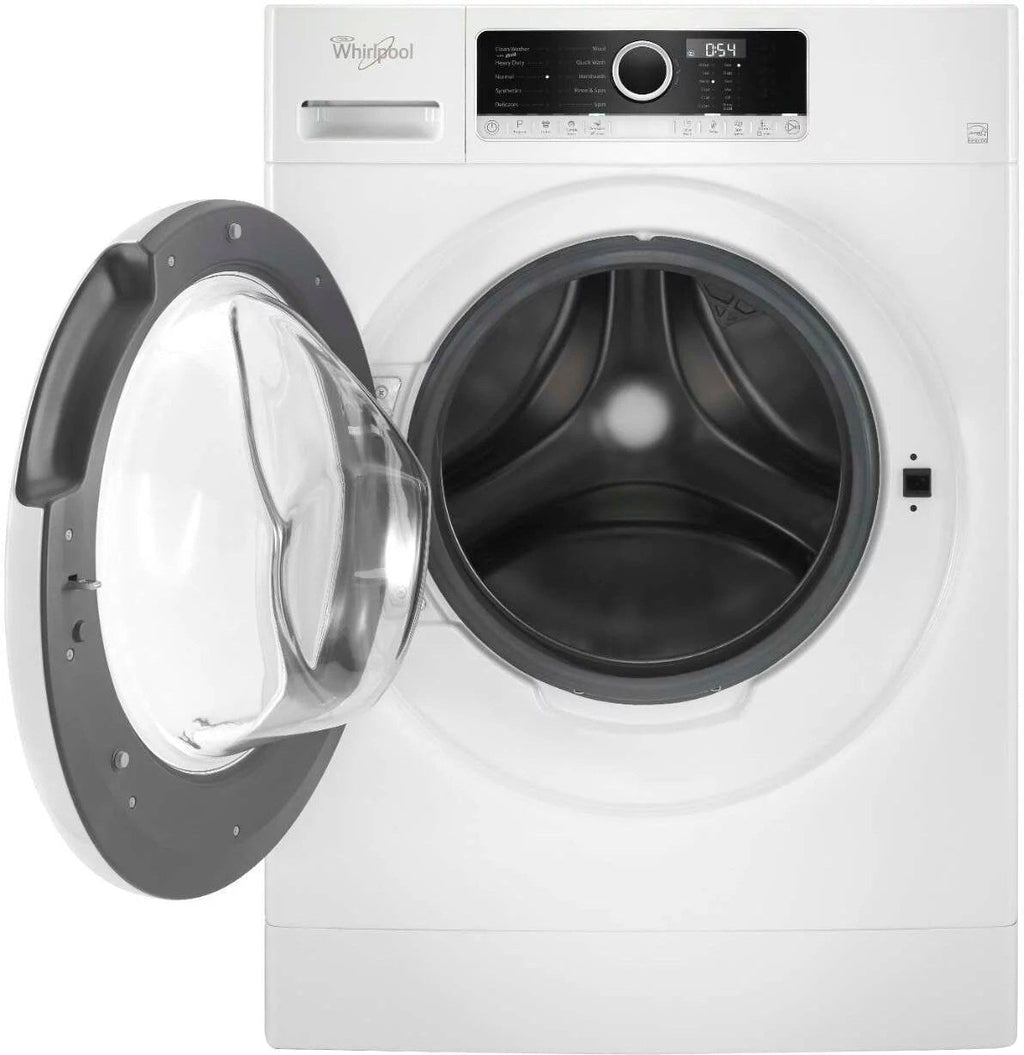 Whirlpool – 1.9 Cu. Ft. High Efficiency Stackable Front-Load Washer with Detergent Dosing Aid – White