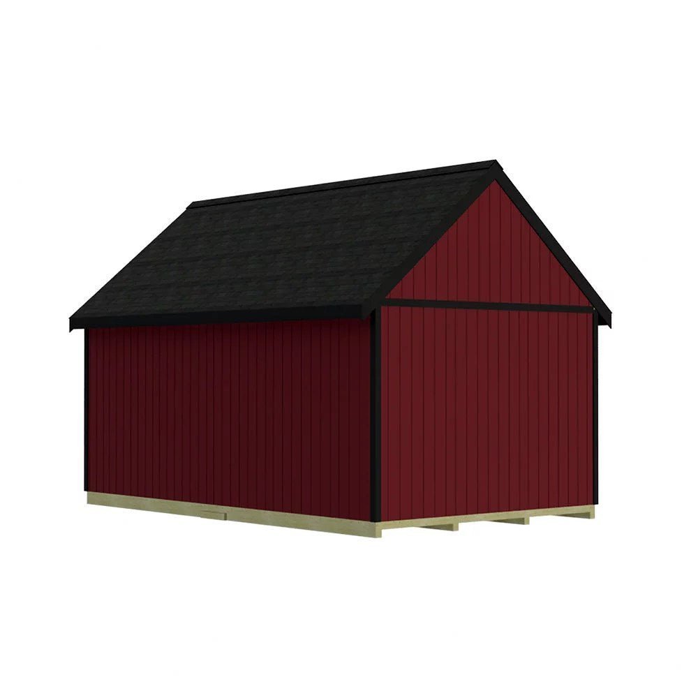 Best barns Hampton 12×24 Wood Storage Shed Kit Installation Included