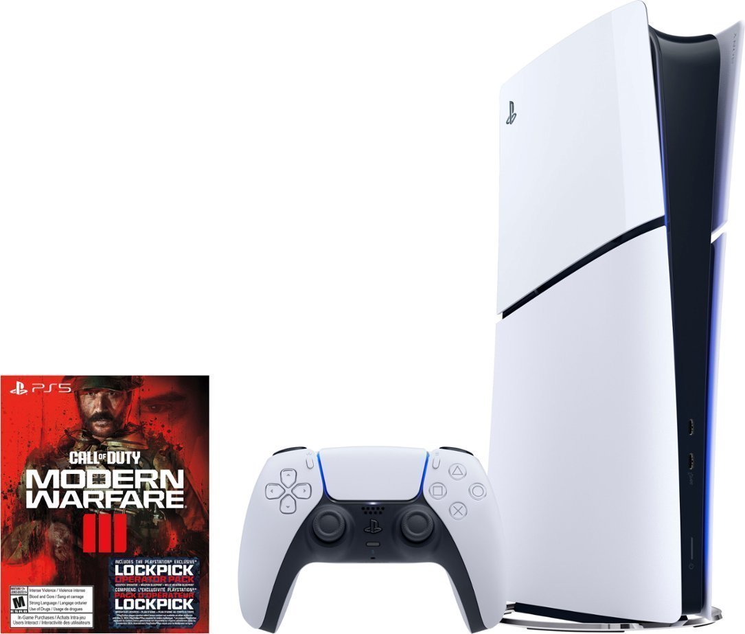 PlayStation 5 Console – Call of Duty Modern Warfare III Bundle (Full Game Download Included)