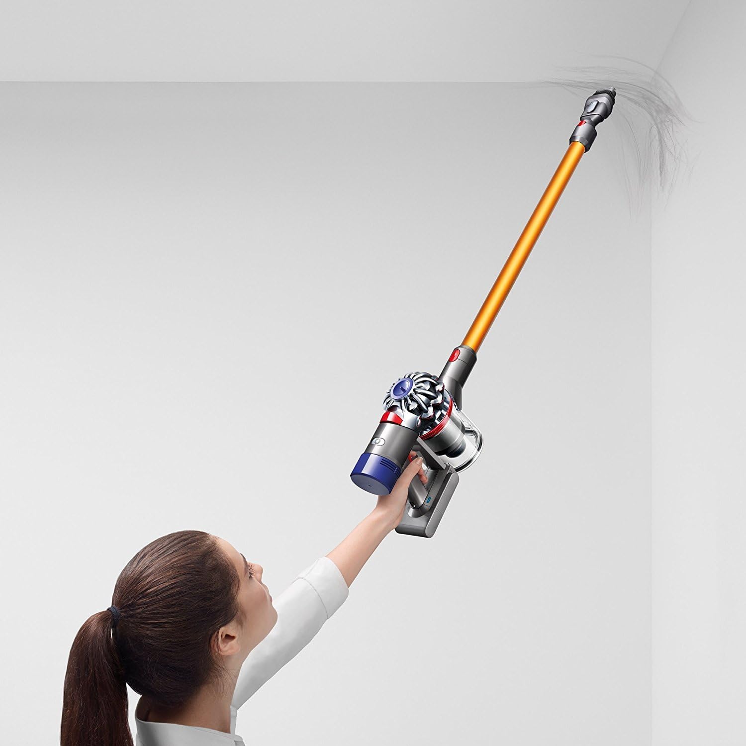 Dyson (214730-01 V8 Absolute Cordless Stick Vacuum Cleaner, Yellow