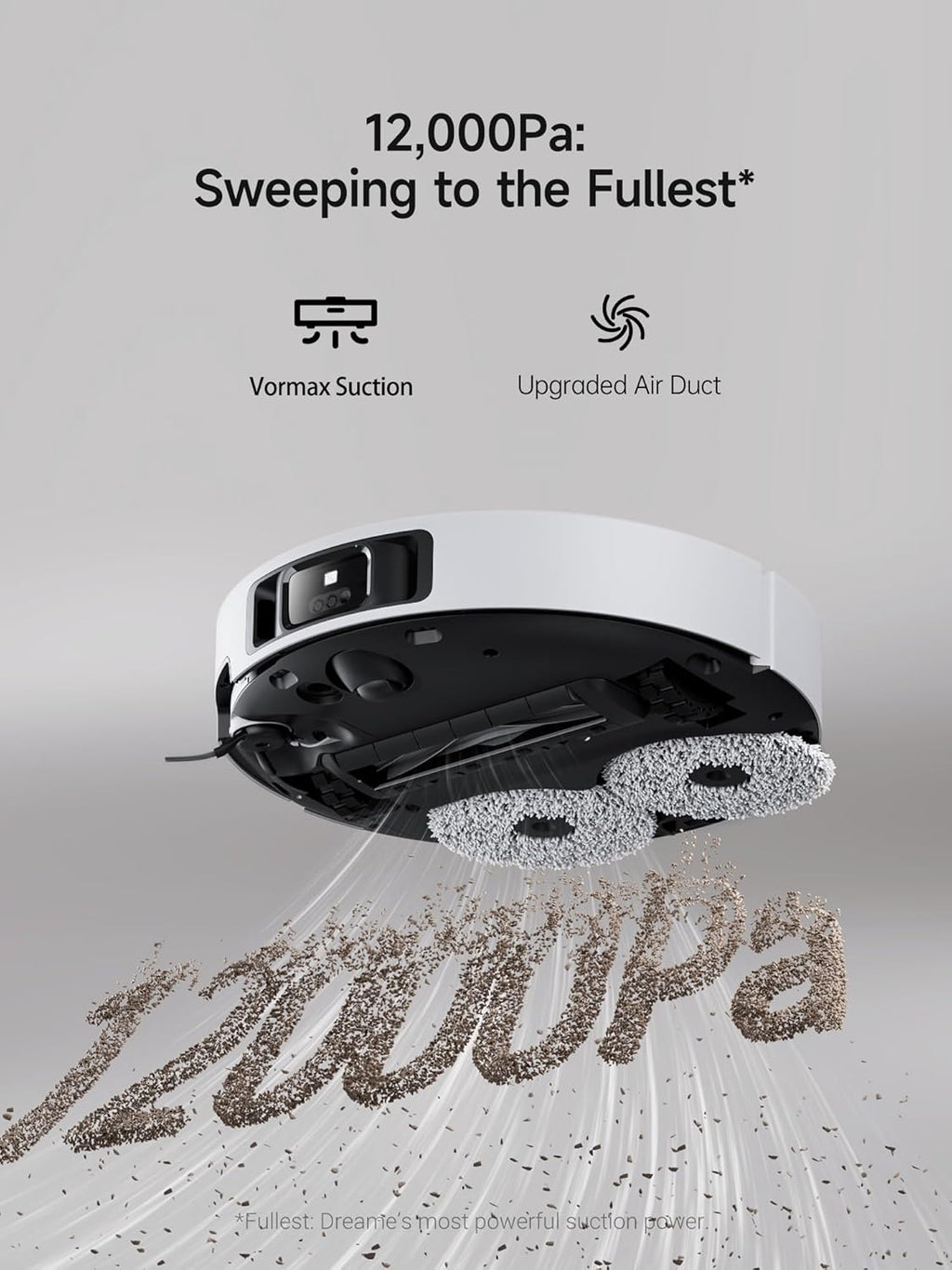 Dreame X40 Ultra Robot Vacuum with 12,000Pa Suction, Liftable Mop, Self-Cleaning & Auto-Empty