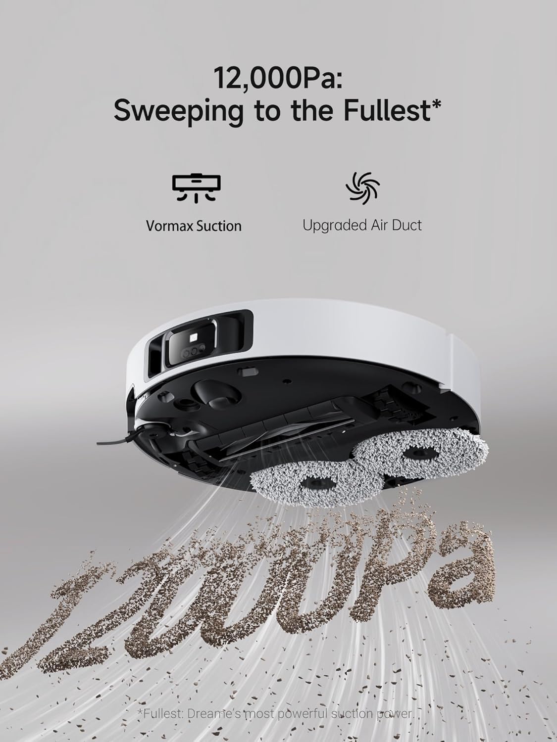 Dreame X40 Ultra Robot Vacuum with 12,000Pa Suction, Liftable Mop, Self-Cleaning & Auto-Empty