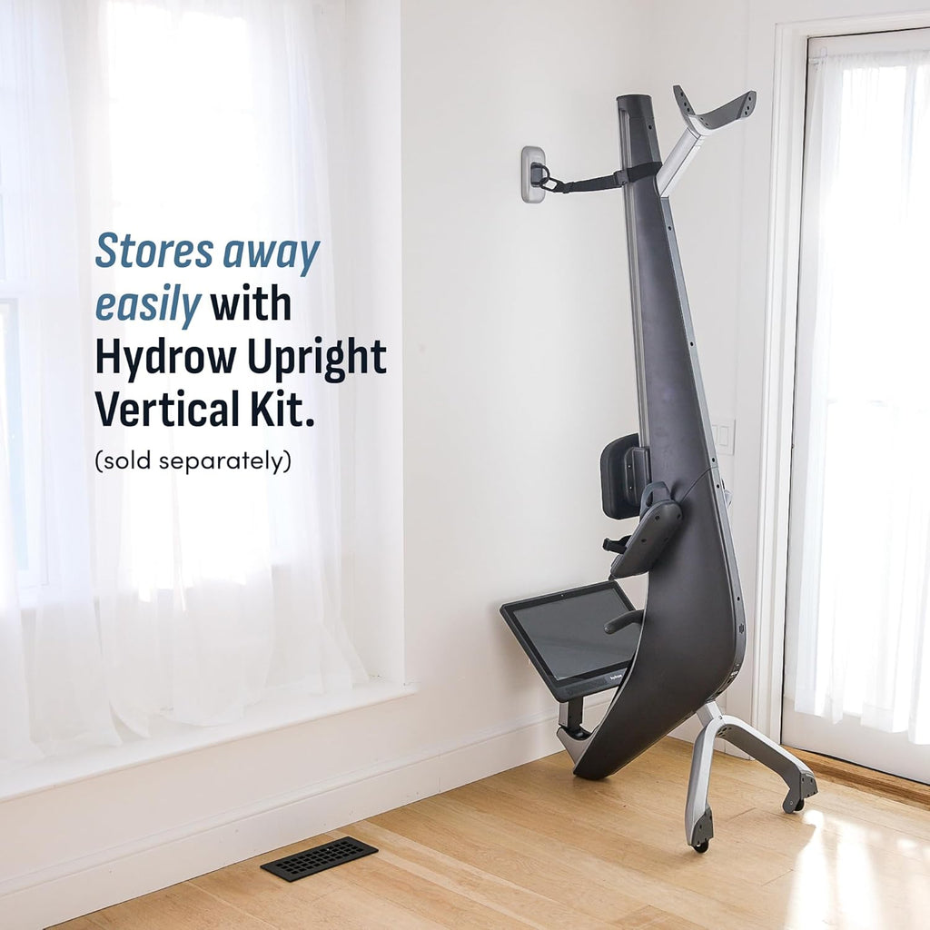 Hydrow Origin Rowing Machine with 22″ HD Rotating Screen, Upright Storage