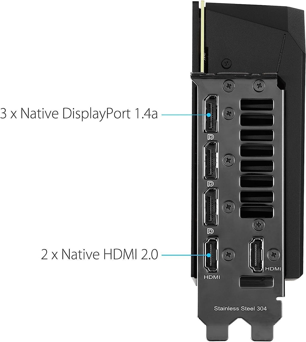 ASUS TUF GeForce RTX 4090 OC Edition Gaming Graphics Card (PCIe 4.0, 24GB GDDR6X, HDMI 2.1a, DisplayPort 1.4a)