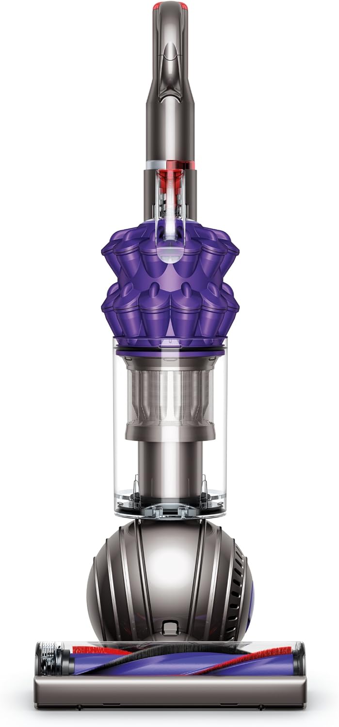 Dyson DC50 Animal Compact Upright Vacuum Cleaner, Iron/Purple – Corded