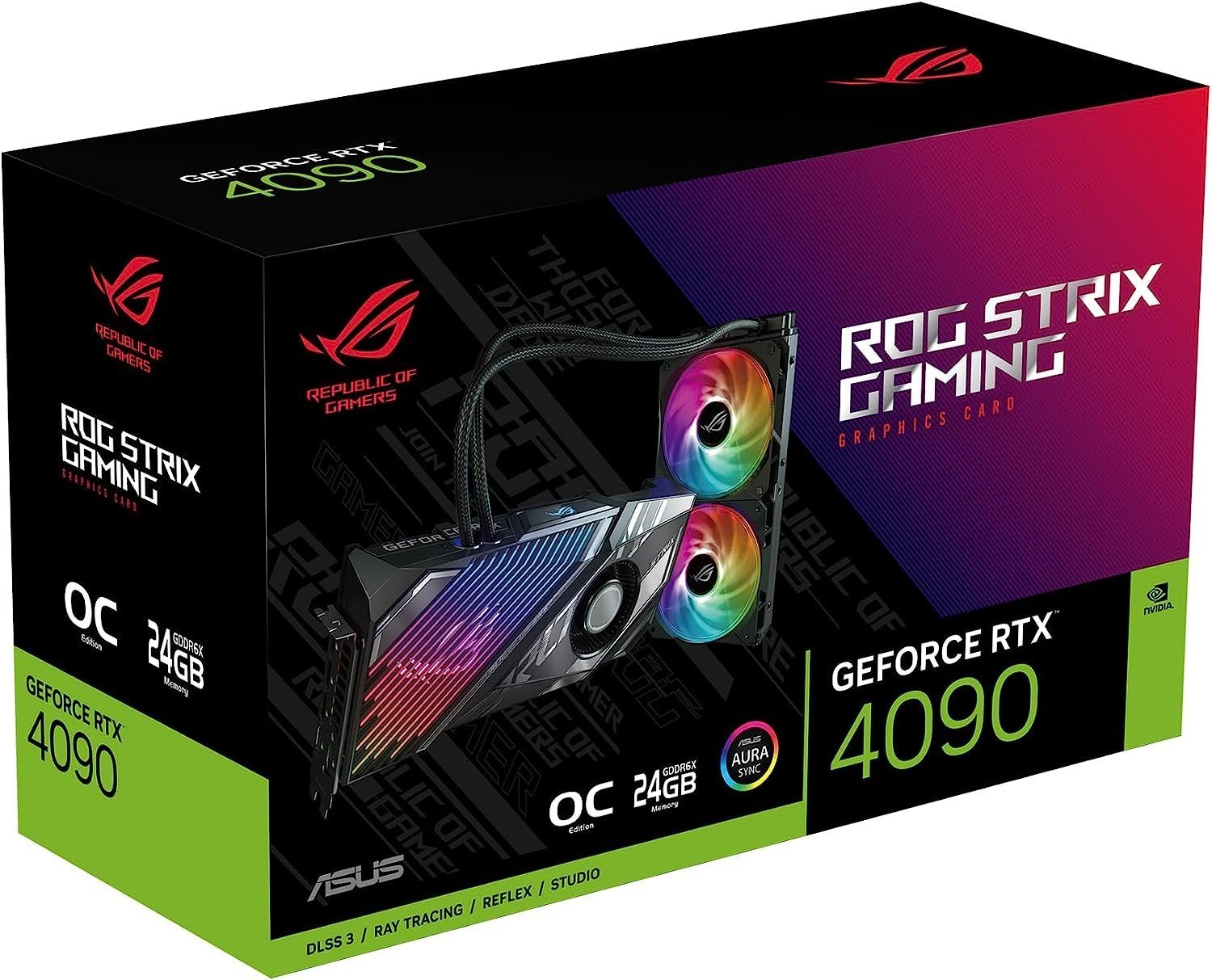 ASUS TUF GeForce RTX 4090 OC Edition Gaming Graphics Card (PCIe 4.0, 24GB GDDR6X, HDMI 2.1a, DisplayPort 1.4a)
