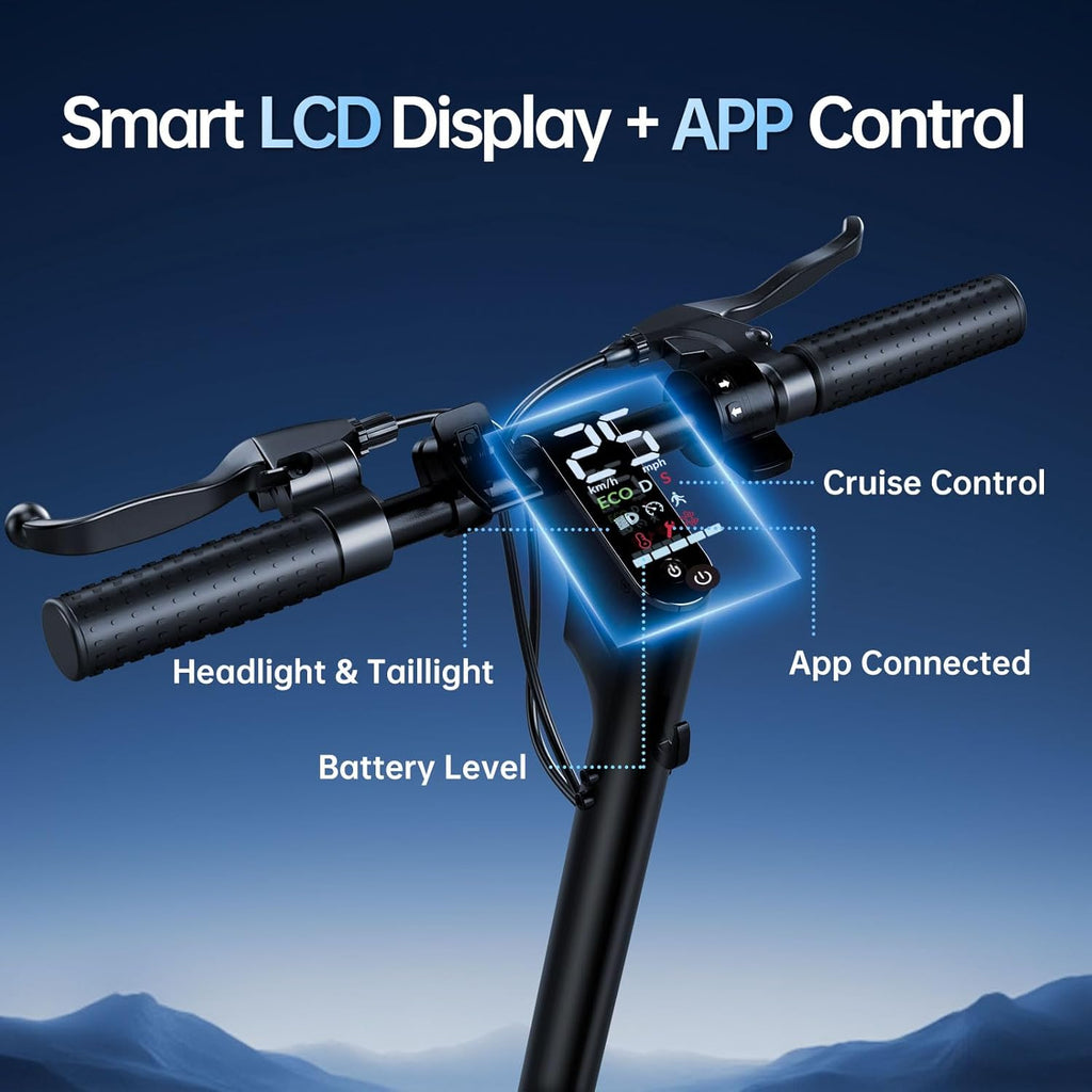 Electric Scooter for Kids & Teens, 500–1000W, 18–25 MPH, 21–28 Mile Range