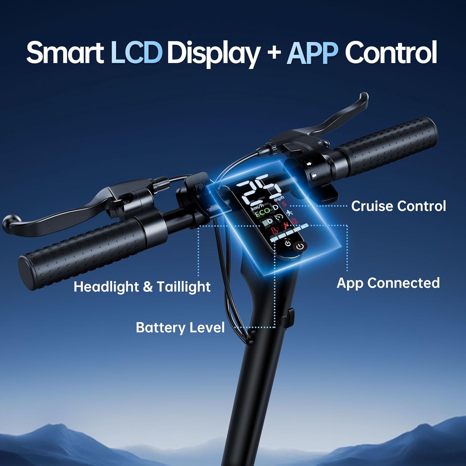 Electric Scooter for Kids & Teens, 500–1000W, 18–25 MPH, 21–28 Mile Range
